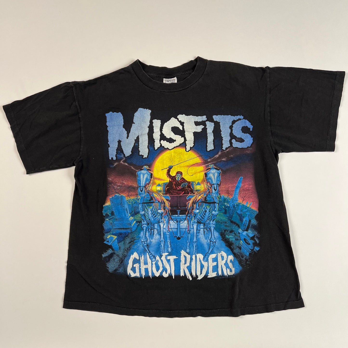 Vintage 1995 Misfits Shirt XL Ghost Riders