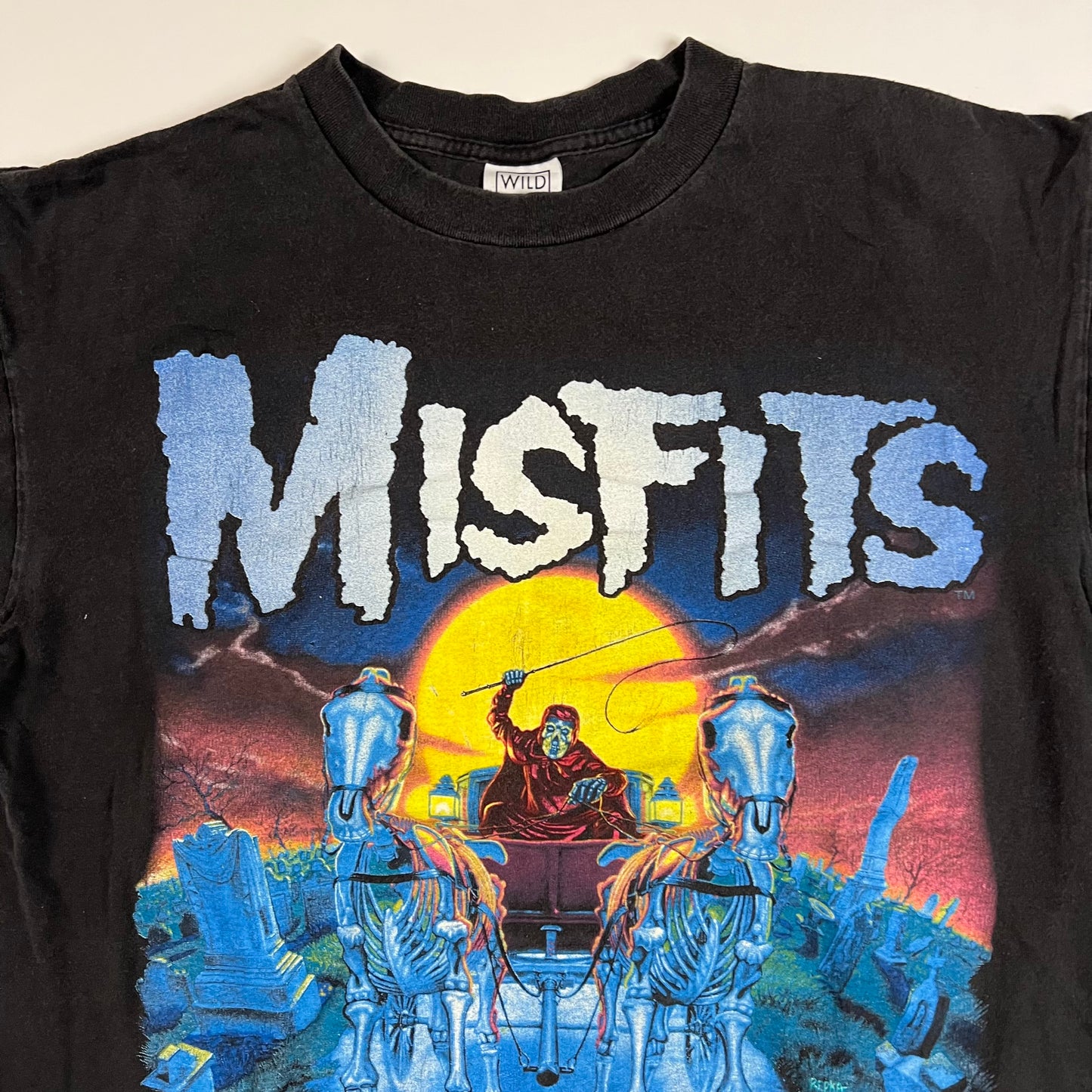 Vintage 1995 Misfits Shirt XL Ghost Riders