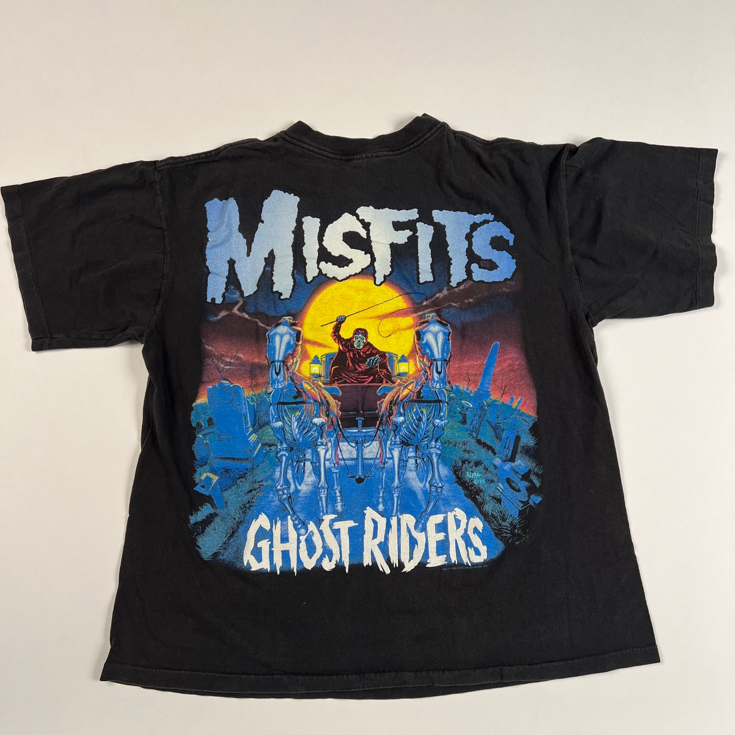 Vintage 1995 Misfits Shirt XL Ghost Riders