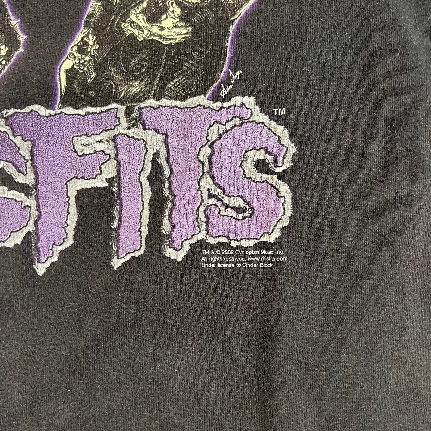 Vintage 2002 Misfits Shirt Medium