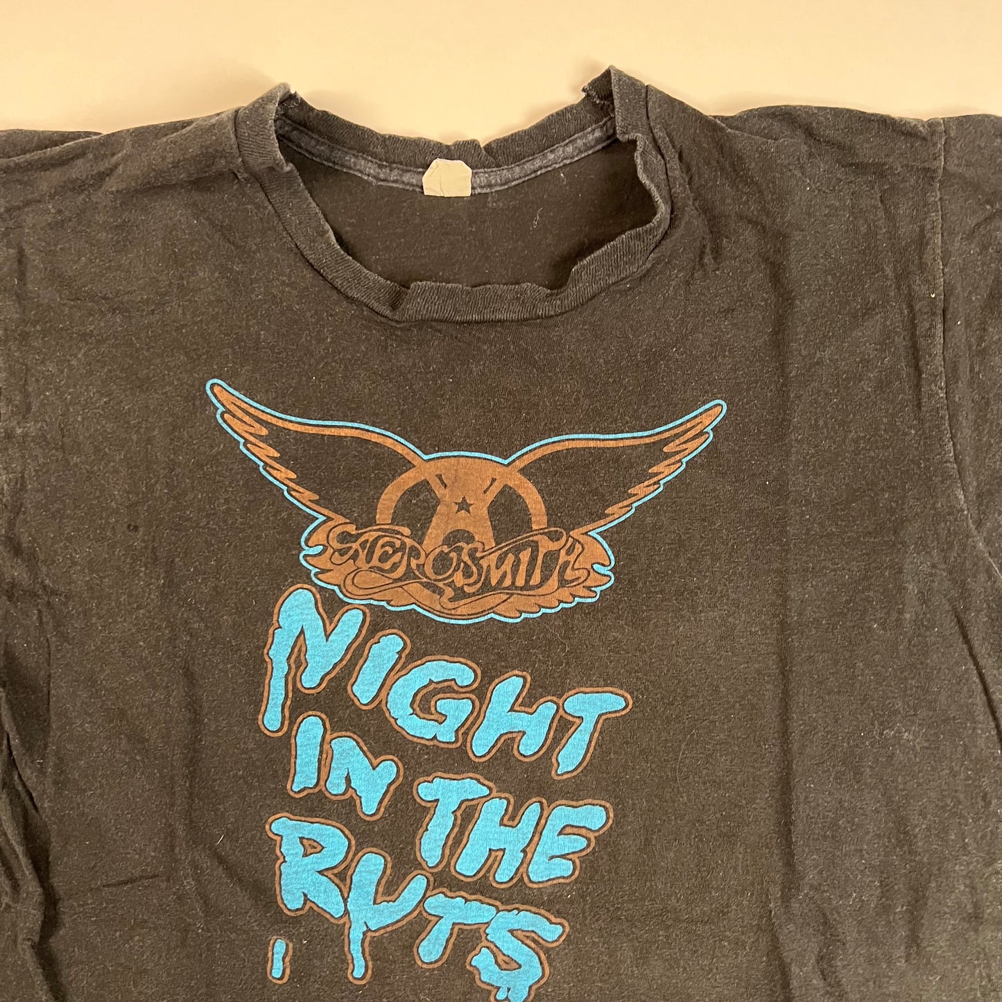 Vintage 1979 Aerosmith Shirt Large Night In The Ruts