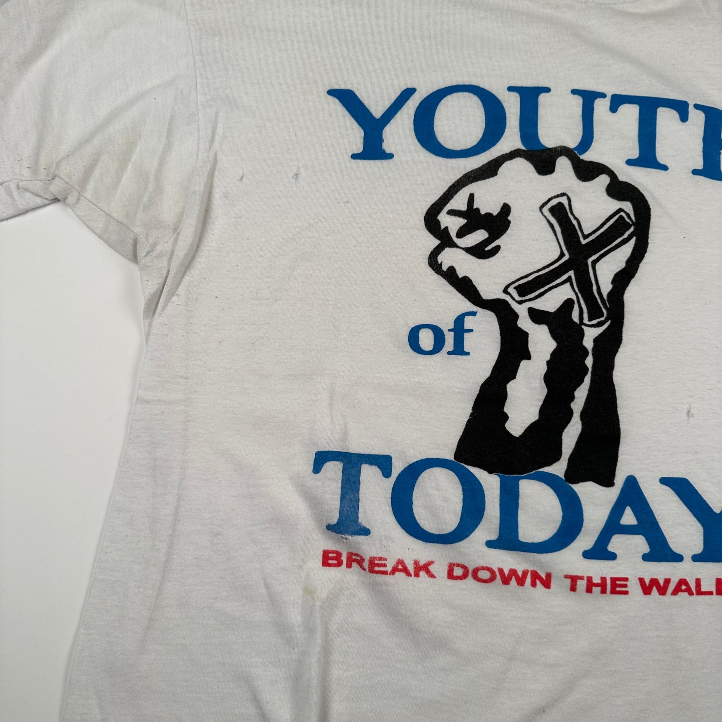 Vintage 80s Youth Of Today Shirt XL Break Down The Walls