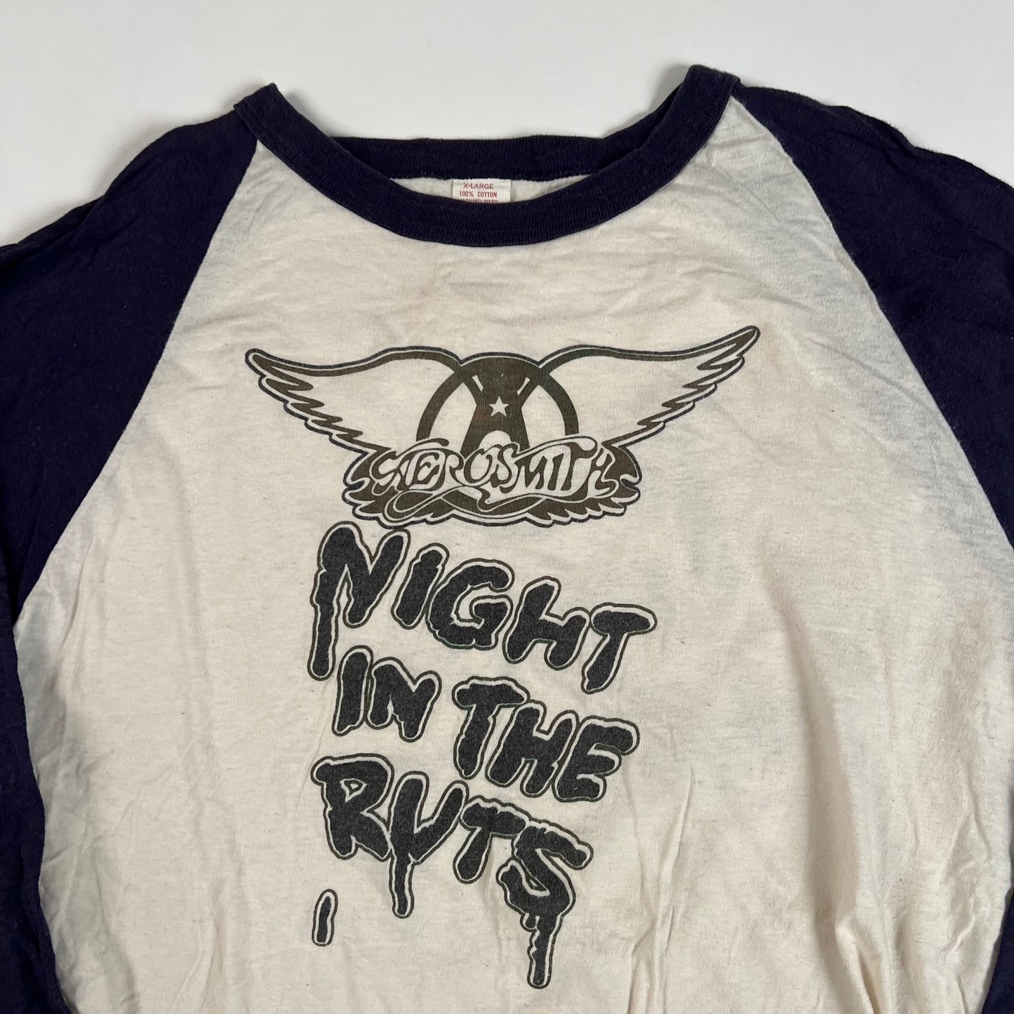 Vintage 1979 Aerosmith Shirt XL Night In The Ruts