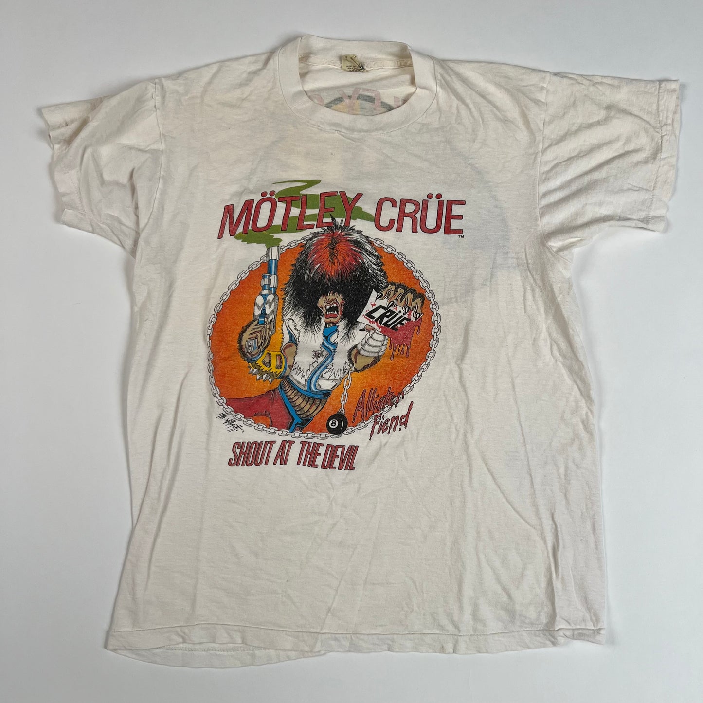 Vintage 1983 Motley Crue Shirt XL Shout At The Devil 83-84 Tour