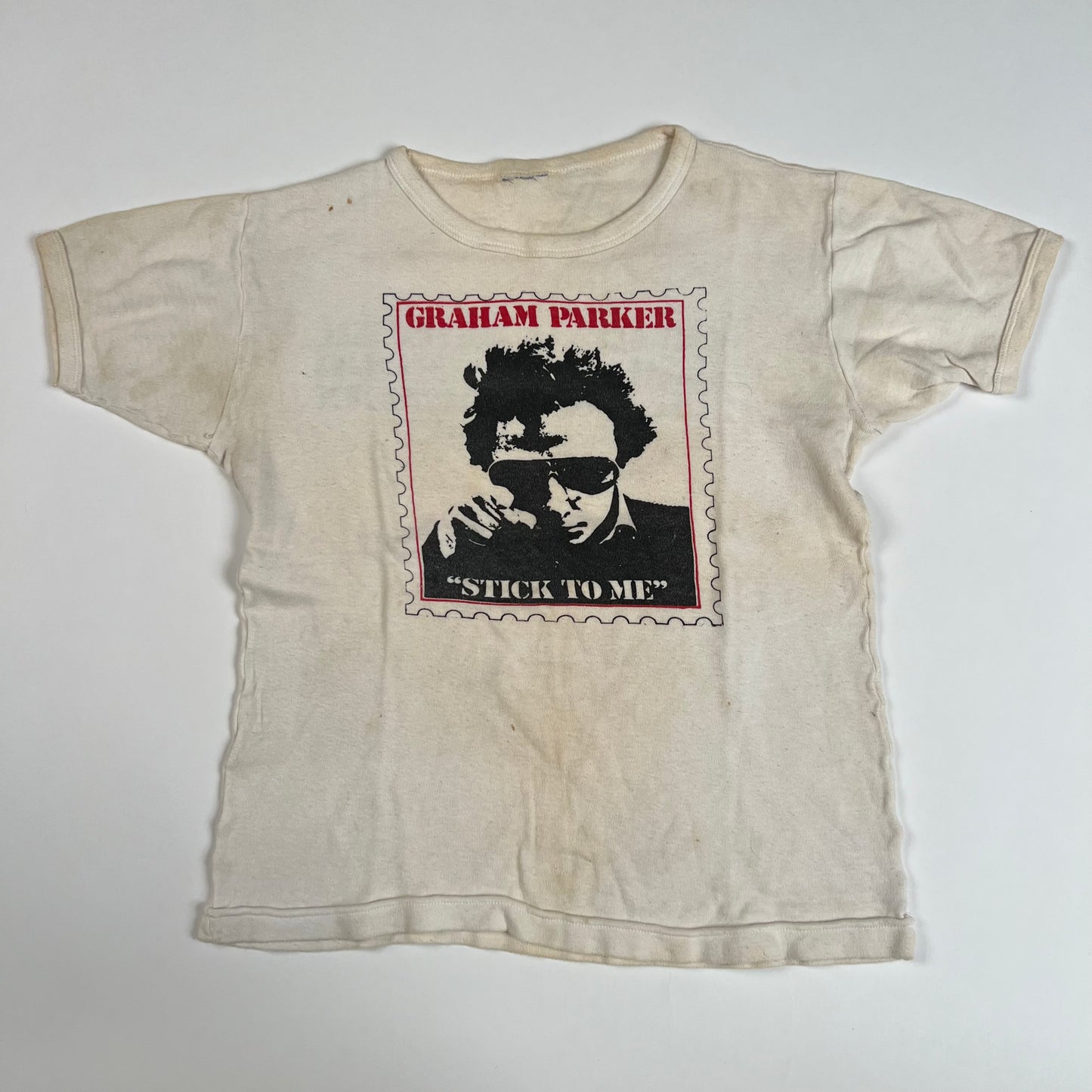 Vintage 1977 Graham Parker Shirt Medium Stick To Me 77-78 Tour