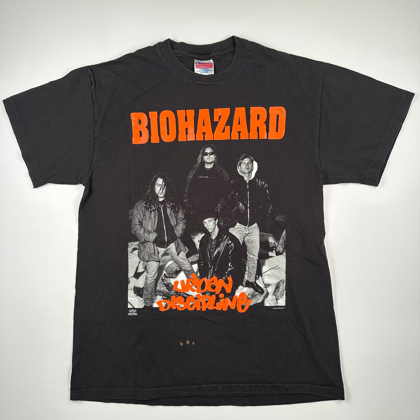 Vintage 1992 Biohazard Shirt Large Urban Discipline