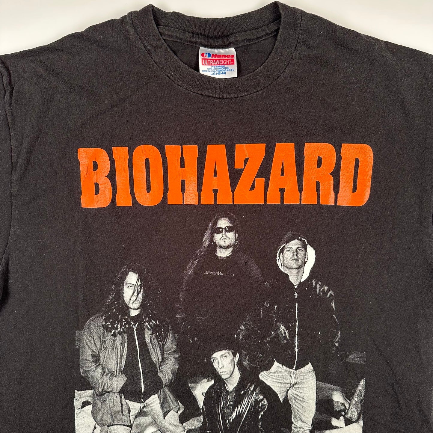 Vintage 1992 Biohazard Shirt Large Urban Discipline