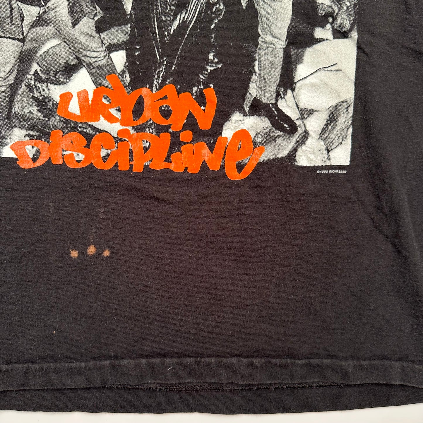 Vintage 1992 Biohazard Shirt Large Urban Discipline