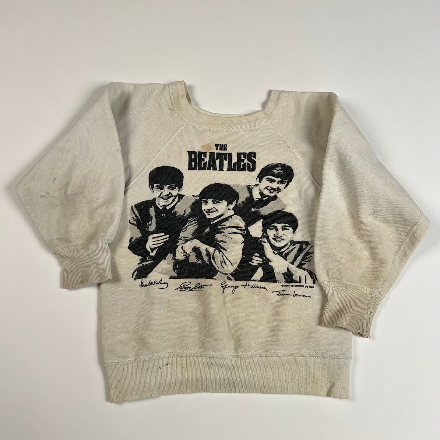 Vintage 1963 The Beatles Youth Crewneck Small