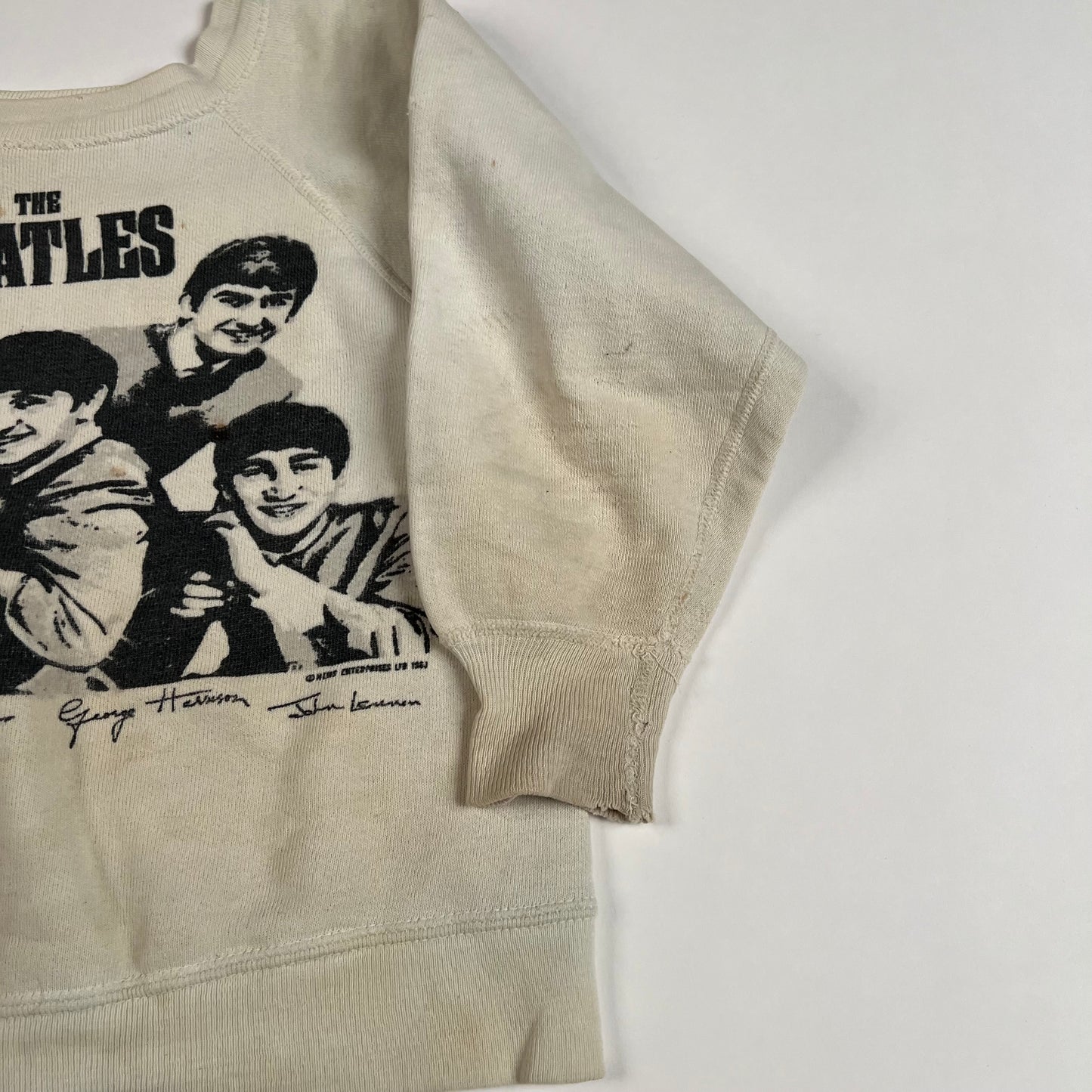 Vintage 1963 The Beatles Youth Crewneck Small