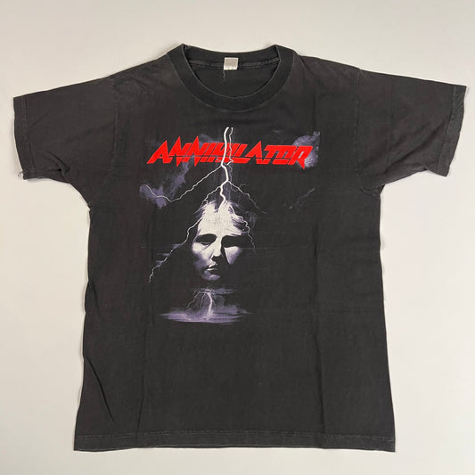 Vintage 1990 Annihilator Shirt Large Never Neverland 90-91 Tour