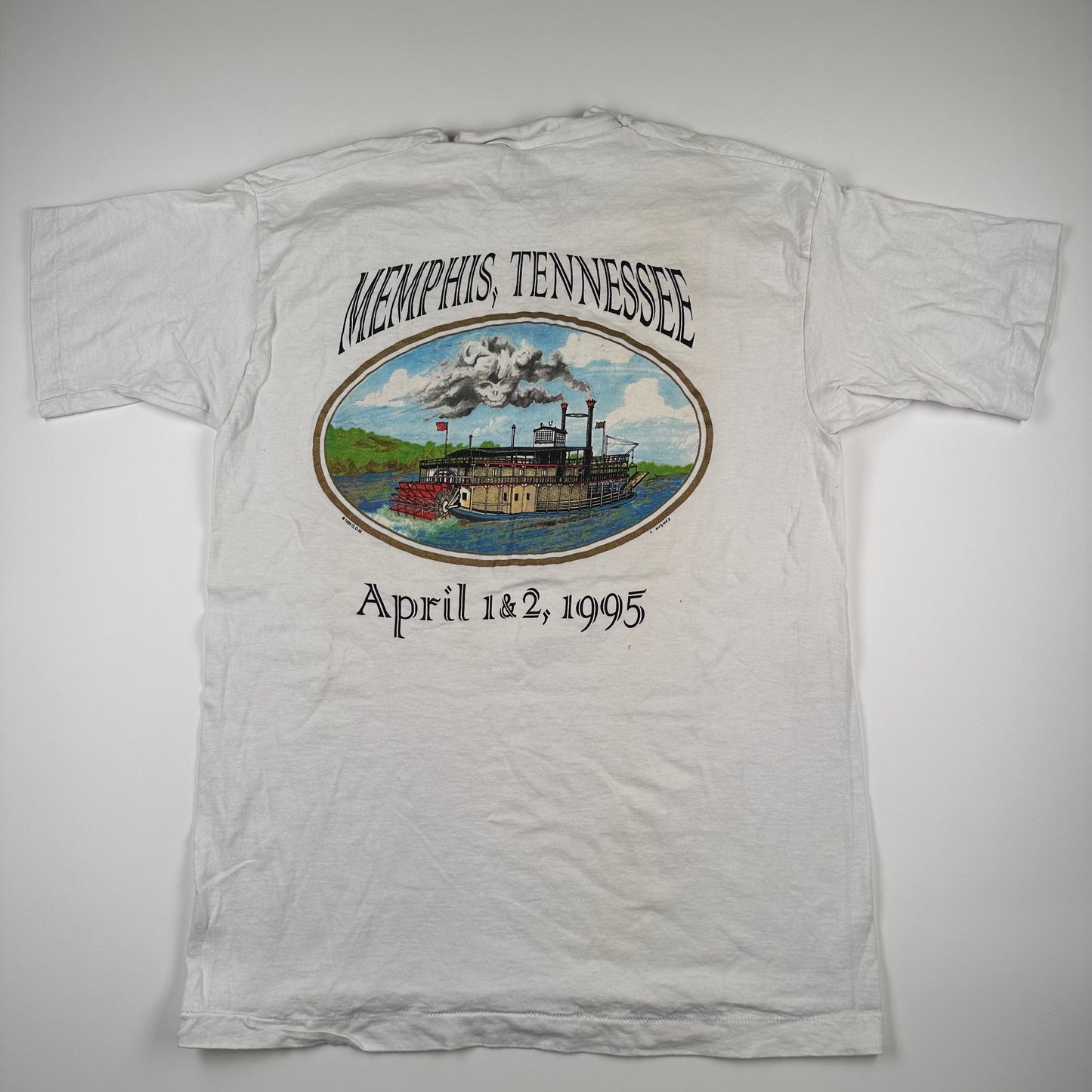 Vintage 1995 Grateful Dead Shirt Large Memphis TN April 1st & 2nd