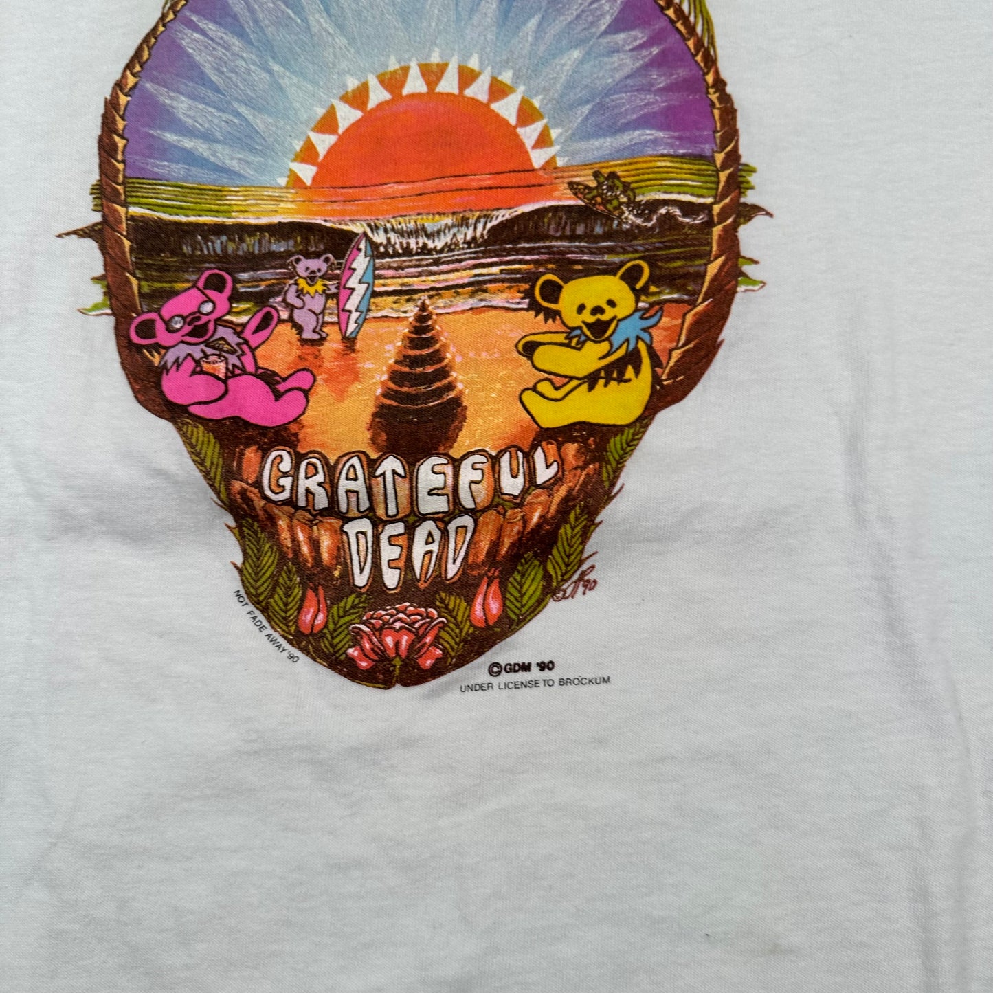 Vintage 1990 Grateful Dead Shirt Large Orlando Spring Tour