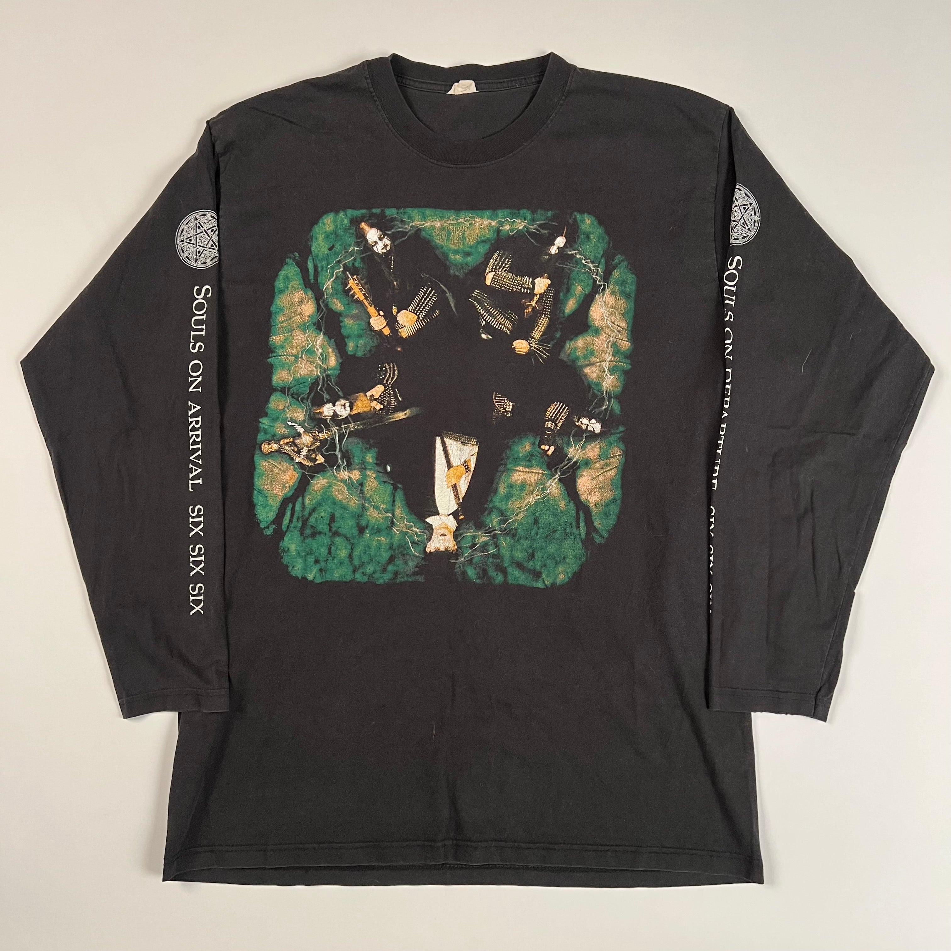 Vintage 90s Dimmu Borgir Long Sleeve Shirt XL Hunters Of The Night ...