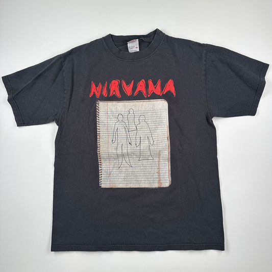 Vintage 2003 Nirvana Shirt Medium Notebook