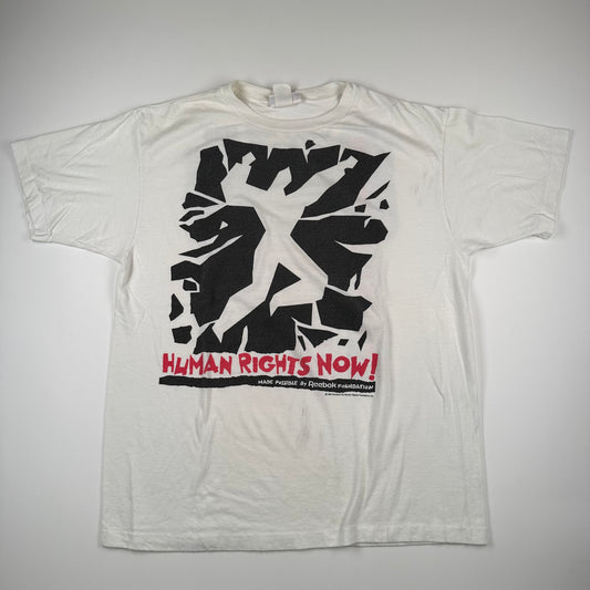 Vintage 1988 Human Rights Now! Shirt XL