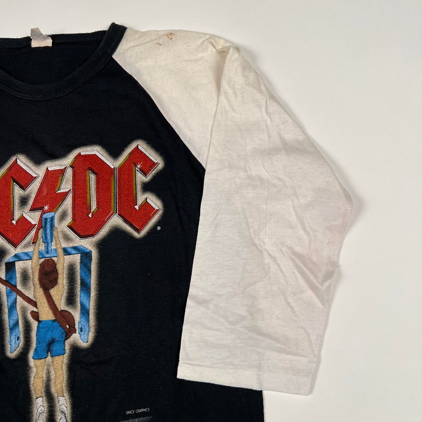 Vintage 1983 AC/DC Shirt XL Flick Of The Switch