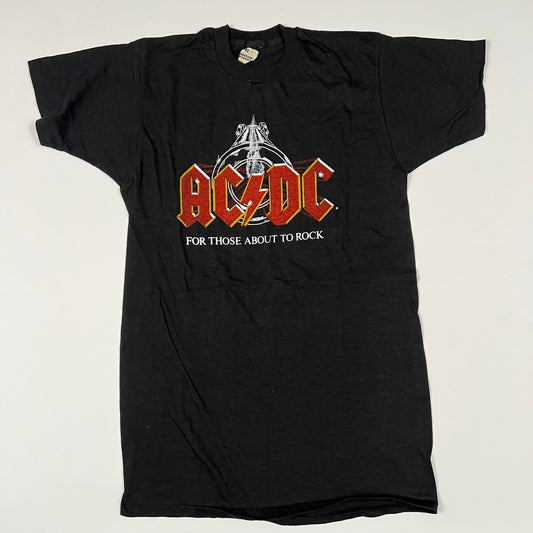 Vintage 1982 AC/DC Shirt XL For Those About To Rock