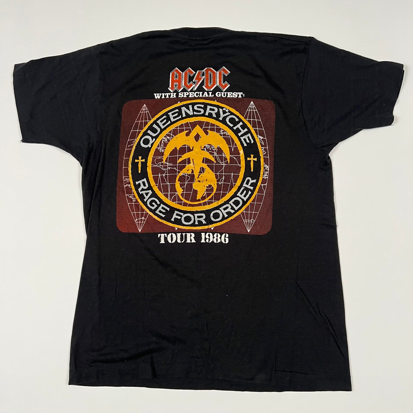 Vintage 1986 AC/DC Shirt XL Queensryche