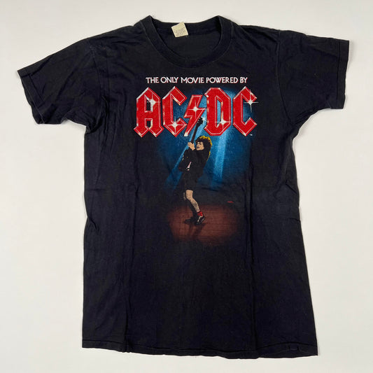 Vintage 1980 AC/DC Shirt XL The Only Movie Powered By