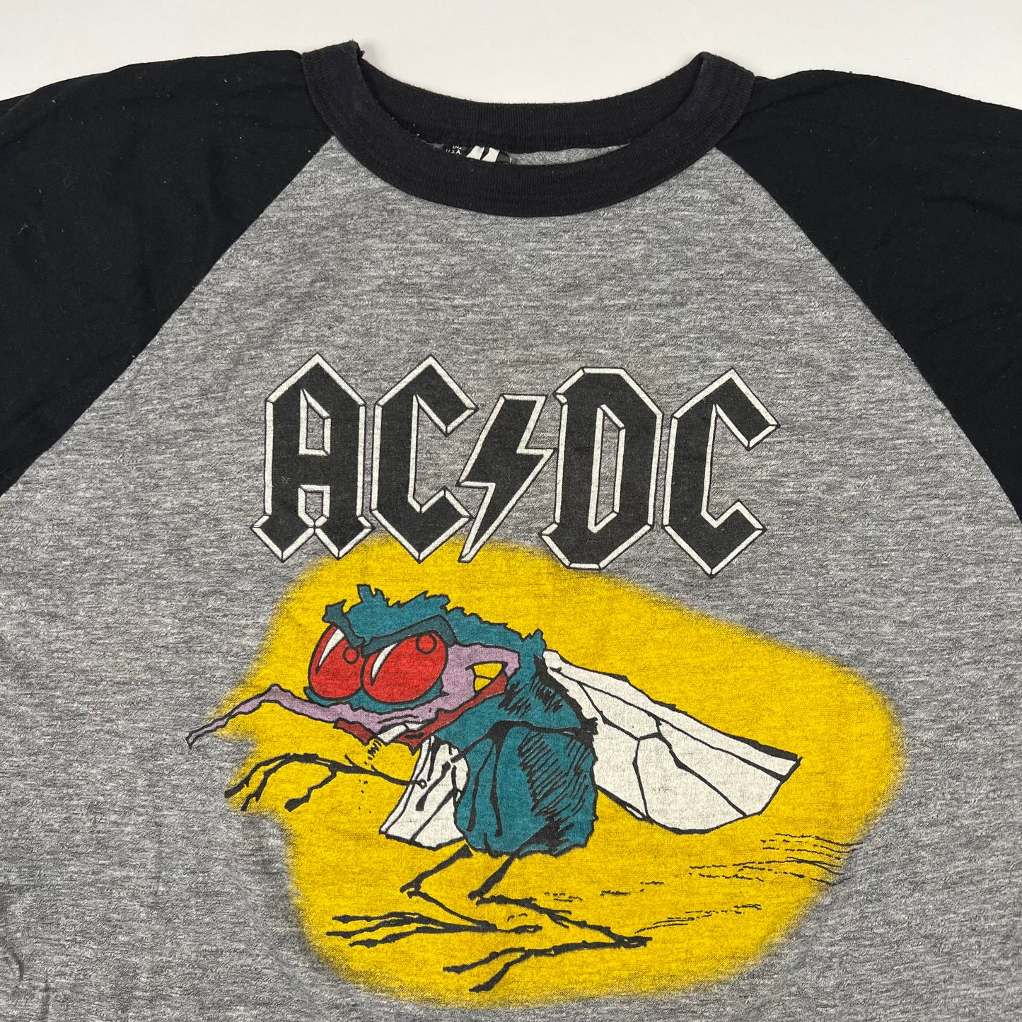 Vintage 1985 AC/DC Shirt XL Fly On The Wall