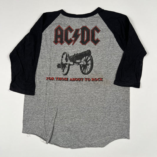 Vintage 1982 AC/DC Shirt XL For Those About To Rock