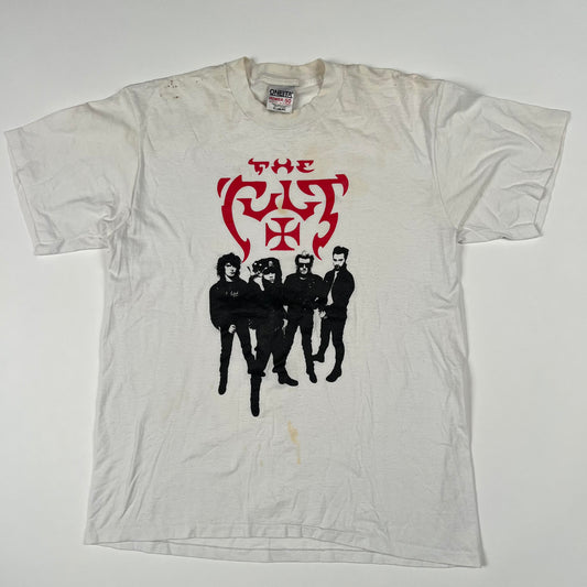 Vintage 80s The Cult Shirt XL Electric